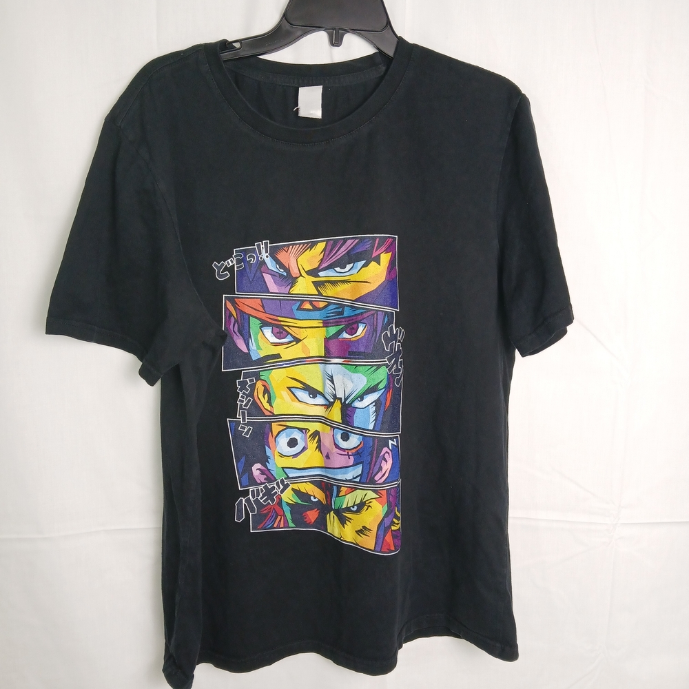 One Piece Luffy Zoro Yamato Franky Ace Anime Manga Men's Shirt Large